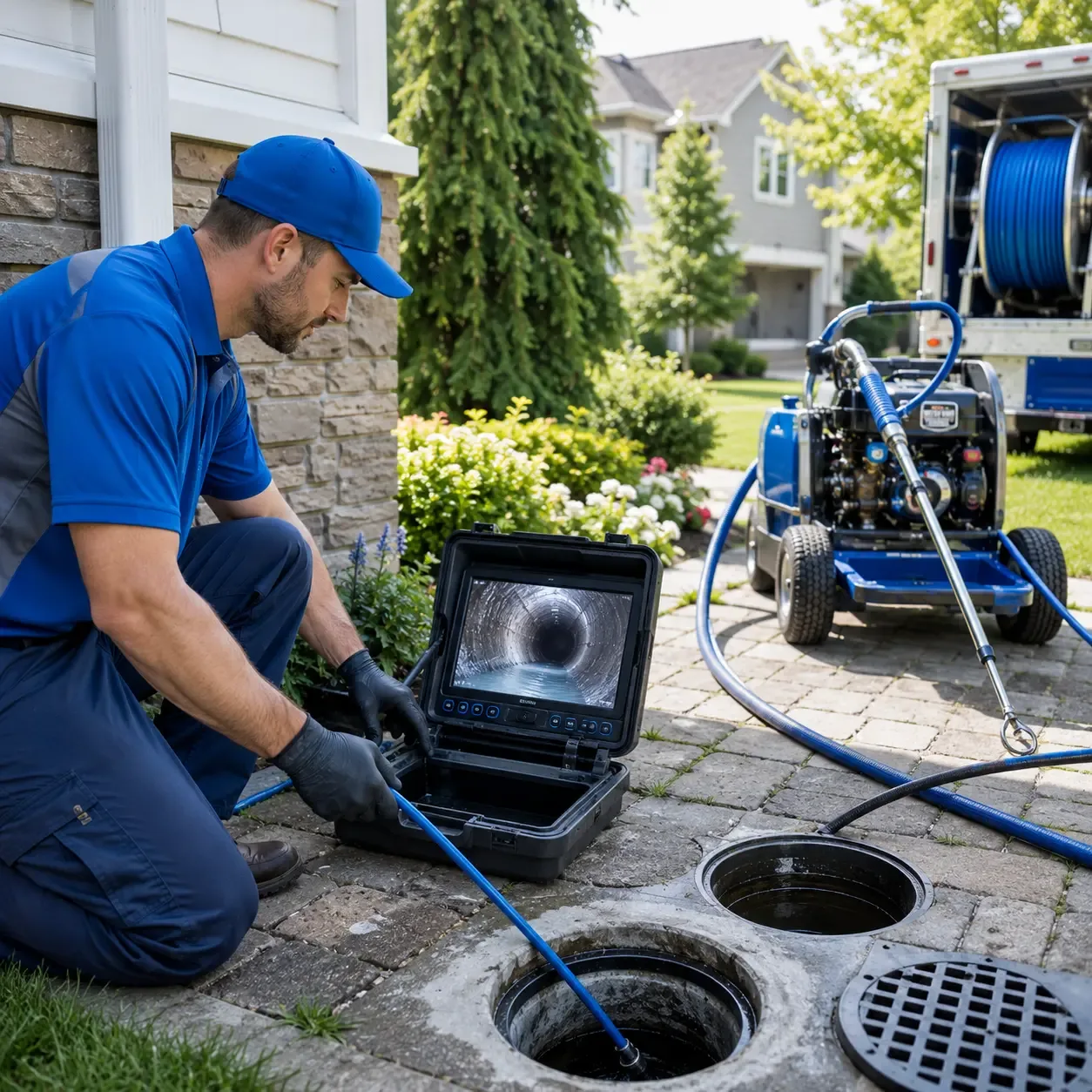 Outdoor drain cleaning professionals serving Midnight, MS
