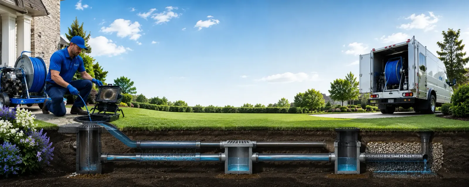 Outdoor drain cleaning information for Midnight, MS
